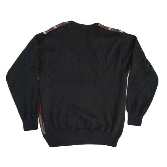 Vintage L.Tavernari Sweater coogi tundra Style Red Italy Christmas Cosby Large L - Picture 6 of 6